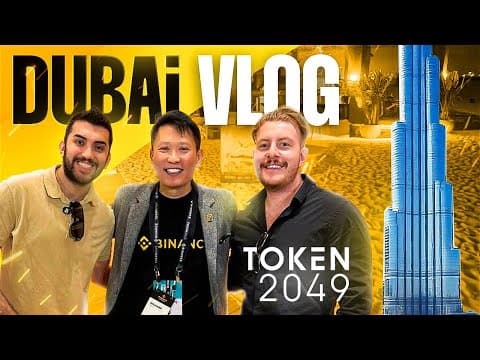 Dubai Token2049 ⁠Vlog| Eric Trump Konuştu, Biz Kazandık! +100$ Futures Trade | SUI BASECAMP