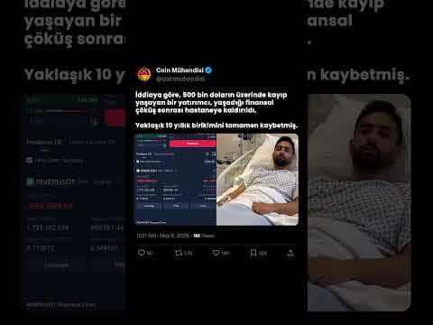 500 Bin Dolar Batıran Yatırımcı Finansal Çöküş Sonrası Hastaneye Kaldırıldı