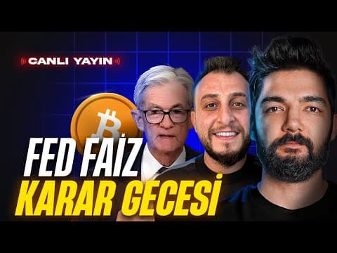 FED FAİZ KARARI AÇIKLANIYOR! | ALTCOİNLER YÜKSELECEK Mİ ? PİYASADA SON DURUM NE?