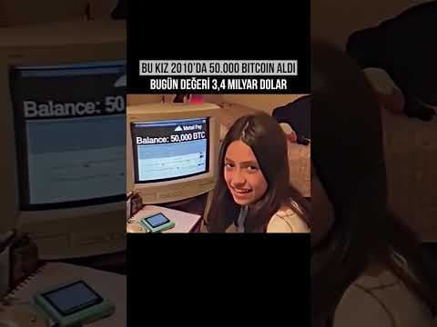 Bu Kız 2010 Yılında 50.000 Bitcoin Aldı