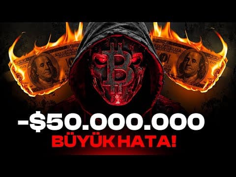 50 Milyon Dolar Saniyeler İçinde Kayboldu… Kripto'daki Küçük Hata