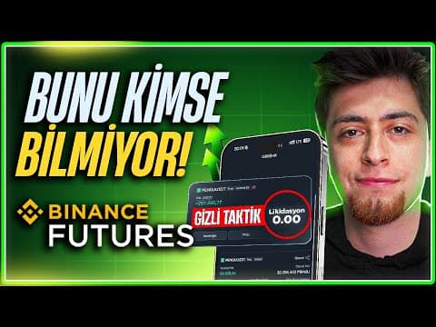 Binance Bilinmeyen Özellik: Likit Olma!