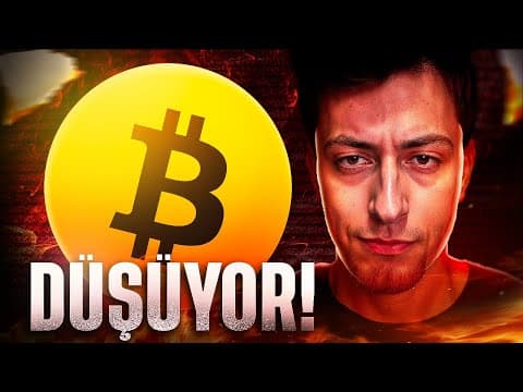 ACİL BTC ANALİZ | BİTCOİN VE ALTCOİNLER DÜŞECEK Mİ?
