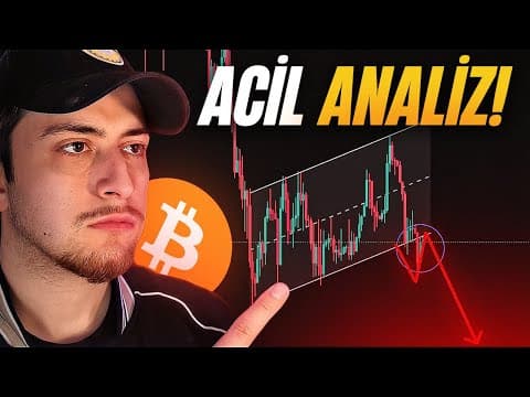 SON DAKİKA ANALİZ 🚨 Bitcoin ve Altcoinler Güncel Analiz