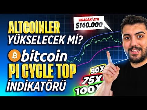 ALTCOİNLER Yükselmeyecek mi? Bitcoin: Pi Cycle Top İndikatör