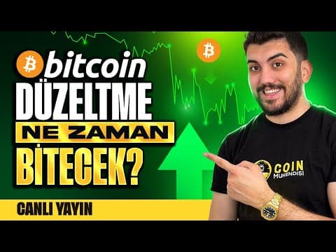 Bitcoin'de Düzeltme Ne Zaman Bitecek? GENEL PİYASA ANALİZİ