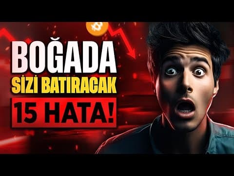 BITCOIN VE KRİPTO PARA YÜKSELİŞİNDE SİZİ BATIRACAK 15 HATA