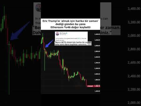 Eric Trump attığı tweet ile yatırımcıları işte böyle yanılttı!