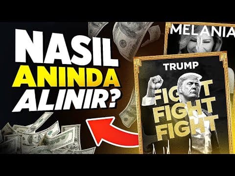SIRADAKİ TRUMP COİNİ ANINDA AL | Melania Coin Nasıl Alınır ? Hızlı Alma Cüzdan Ayarları