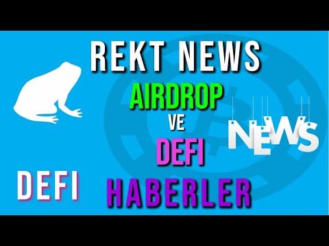 Bazı DeFi Airdroplarından Ücretsiz Yararlanma Taktiği | Rekt DeFi Bülteni