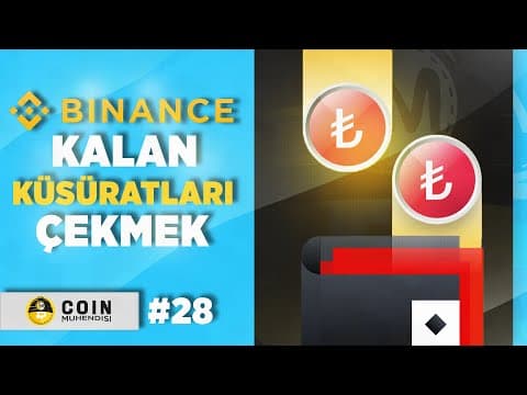 Binance'de Kalan Küsüratları Çekmek | BNB Komisyon İndirimi | Sıfırdan Eğitim Serisi #28