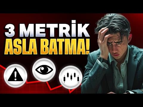BITCOIN VE KRİPTO PARA PİYASALARINDA BATMAMAK İÇİN 3 METRİK