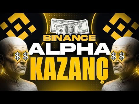 BINANCE ALPHA'DA İLE PARA KAZAN | AİRDROP VE ÖN SATIŞLARA KATIL | ALPHA KULLANIM