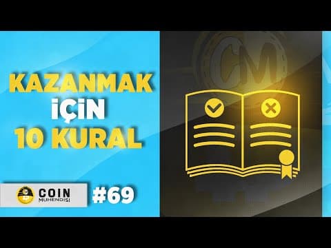 Kripto Paralarda Kazanmak için 10 Kural | Sıfırdan Eğitim Serisi #70