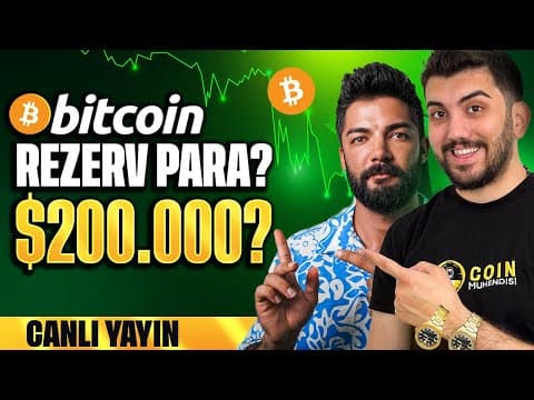 Bitcoin Rezerv Para Oluyor | 200.000 Dolar Olacak Mı ?