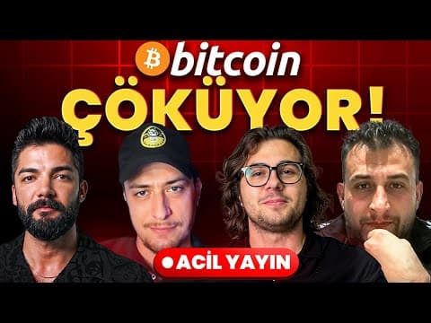 BİTCOİN ÇÖKÜYOR! ACİL CANLI YAYIN!