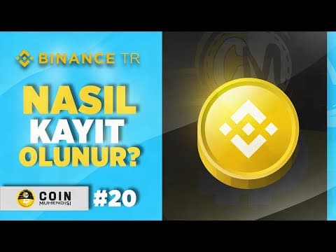 TRbinance Nasıl Kayıt Olunur? | Binance Türkiye Borsası | Sıfırdan Eğitim Serisi #20