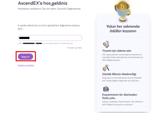 ascendex kayıt olmak