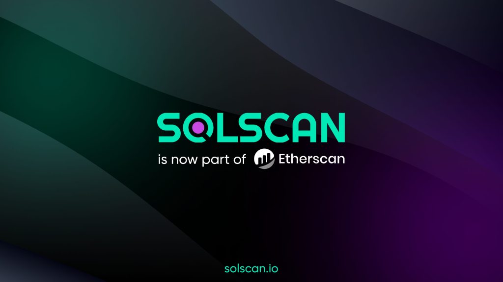 Etherscan, Solscan'i satın aldı.