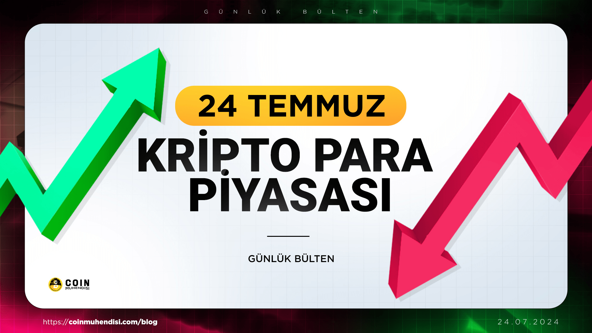 Bitcoin ve Kripto Paralarda Son Durum! – 24 Temmuz - Coin Mühendisi