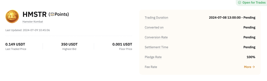 $HMSTR - BYBIT