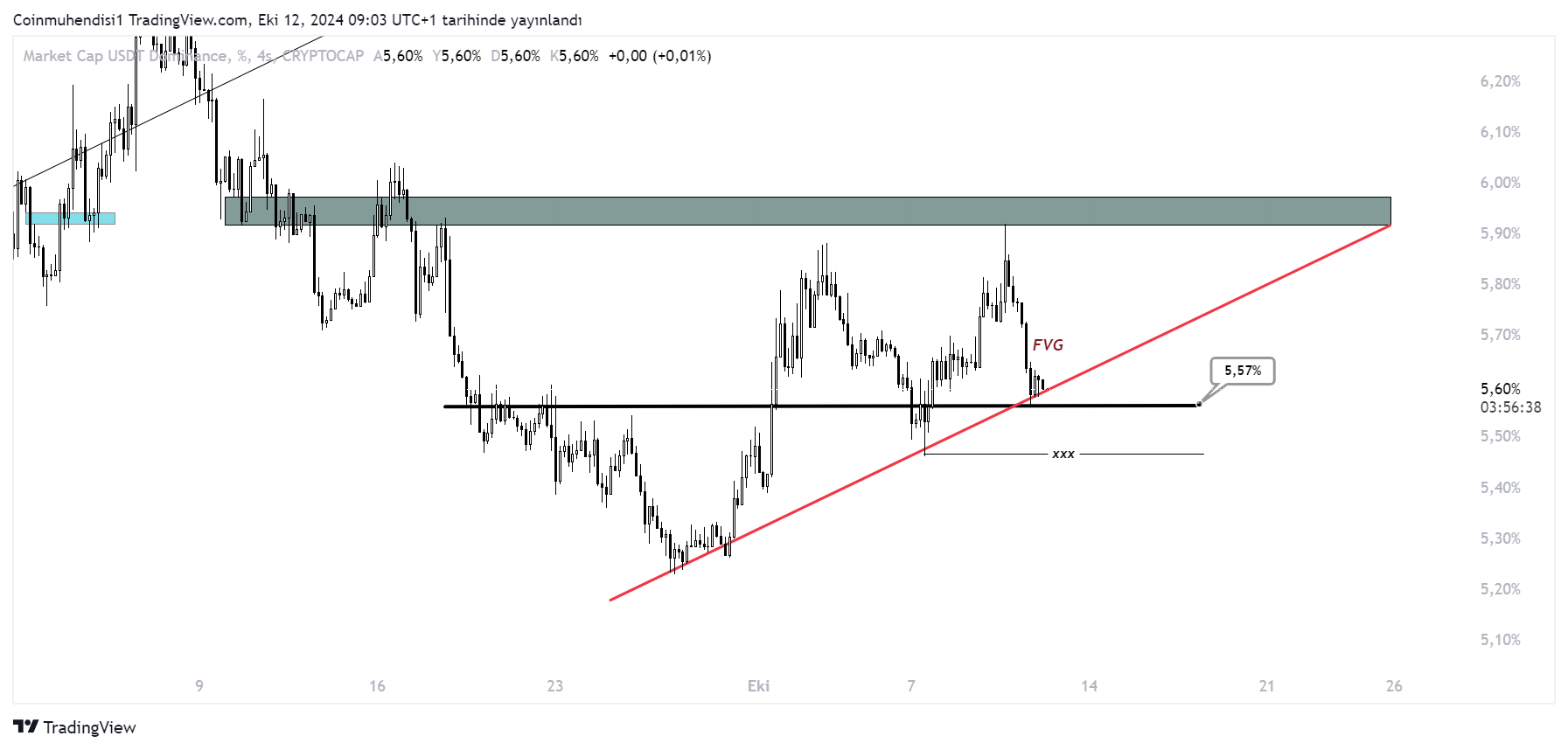 USDT dominansı