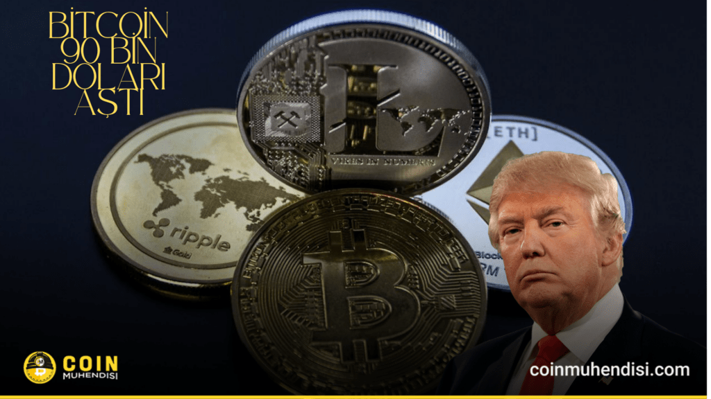Son dakika bitcoin 90 bin doları aştı