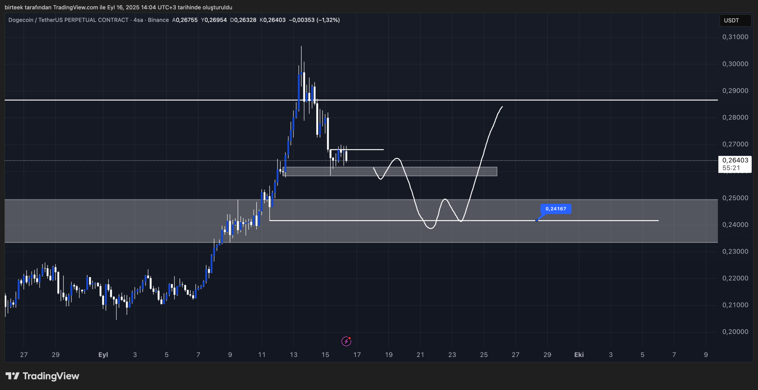 dogecoin teknik görünüm