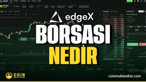EdgeX platformu kullanıcı arayüzü, merkeziyetsiz ticaret