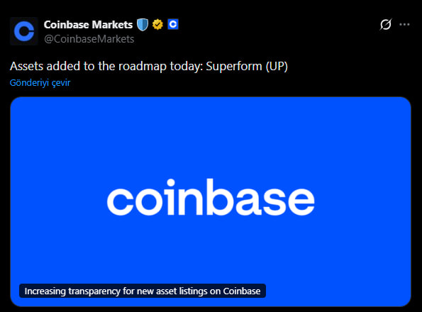 Coinbase Yeni Token’i Yol Haritasına Aldı!