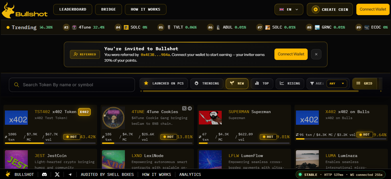 bullshot (BULL) nedir