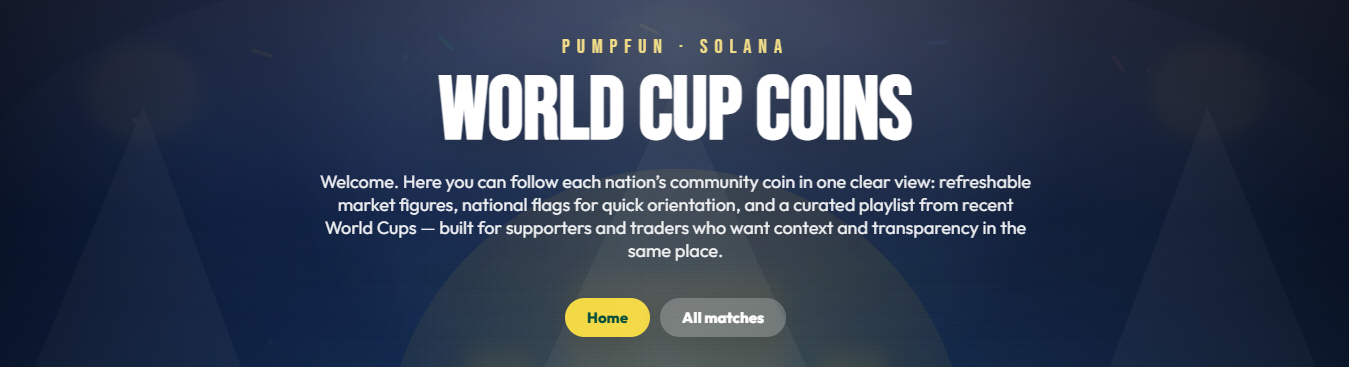 World Cup Coin (WORLDCUP) nedir