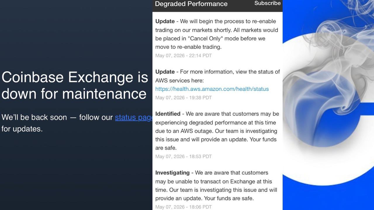 coinbase çöktü