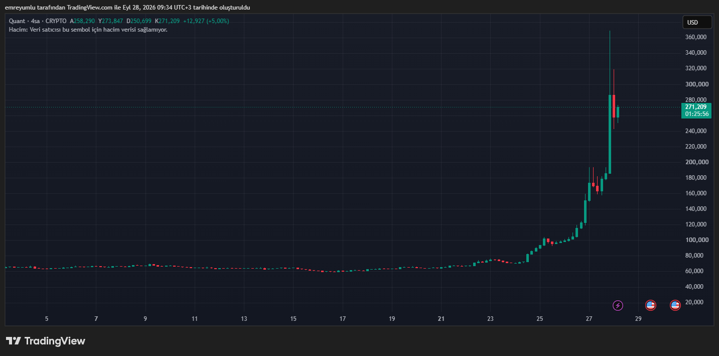 quant (QNT) grafik
